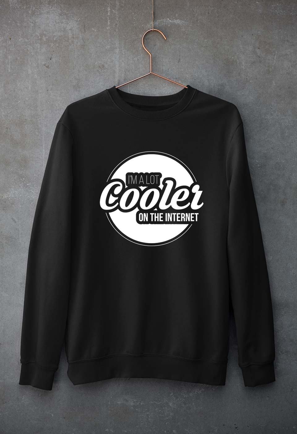 Internet Unisex Sweatshirt for Men/Women-Black-Ektarfa.online