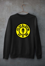 Load image into Gallery viewer, Gold&#39;s Gym Unisex Sweatshirt for Men/Women-S(40 Inches)-Black-Ektarfa.online
