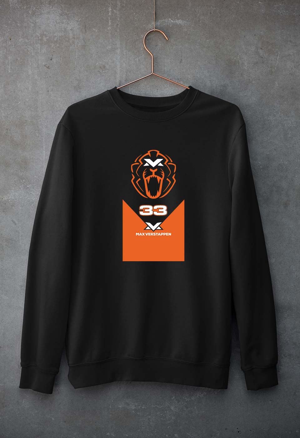 Max Verstappen Unisex Sweatshirt for Men/Women-S(40 Inches)-Black-Ektarfa.online