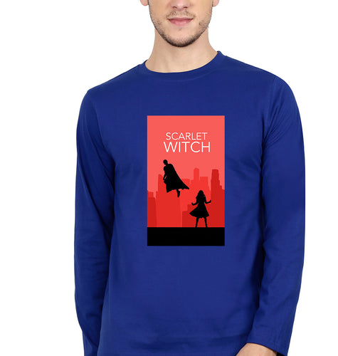 Scarlet Witch Wanda Full Sleeves T-Shirt for Men-Royal Blue-Ektarfa.online