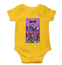 Load image into Gallery viewer, Brawl Stars Kids Romper For Baby Boy/Girl-0-5 Months(18 Inches)-Yellow-Ektarfa.online

