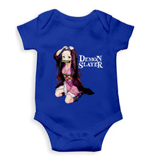Load image into Gallery viewer, Demon Slayer Kids Romper For Baby Boy/Girl-Royal Blue-Ektarfa.online
