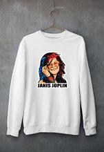 Load image into Gallery viewer, Janis Joplin Unisex Sweatshirt for Men/Women-White-Ektarfa.online
