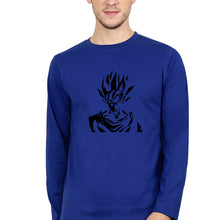 Load image into Gallery viewer, Anime Goku Full Sleeves T-Shirt for Men-Royal Blue-Ektarfa.online
