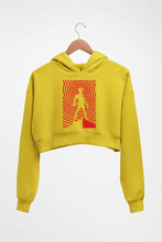 Load image into Gallery viewer, Daredevil Crop HOODIE FOR WOMEN-Mustard Yellow-Ektarfa.online
