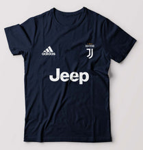 Load image into Gallery viewer, Juventus F.C. 2021-22 T-Shirt for Men-S(38 Inches)-Navy Blue-Ektarfa.online
