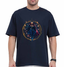 Load image into Gallery viewer, Doctor Strange Superhero Oversized T-Shirt for Men-Navy Blue-Ektarfa.online
