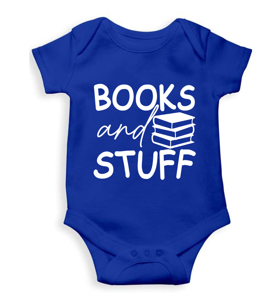 Books Kids Romper For Baby Boy/Girl-Royal Blue-Ektarfa.online