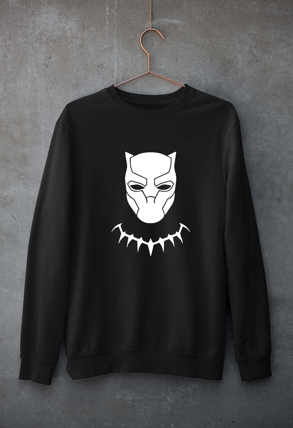 Black Panther Superhero Unisex Sweatshirt for Men/Women-Black-Ektarfa.online