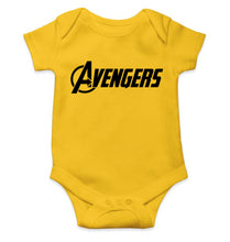 Load image into Gallery viewer, Avengers Kids Romper For Baby Boy/Girl-0-5 Months(18 Inches)-Yellow-Ektarfa.online
