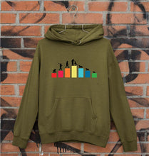 Load image into Gallery viewer, Dog Evolution Unisex Hoodie for Men/Women-Olive Green-Ektarfa.online
