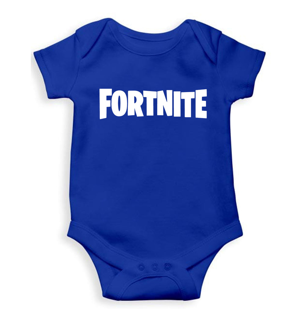 Fortnite Kids Romper For Baby Boy/Girl-0-5 Months(18 Inches)-Royal Blue-Ektarfa.online