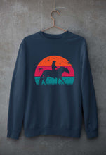 Load image into Gallery viewer, Horse Riding Unisex Sweatshirt for Men/Women-Navy blue-Ektarfa.online
