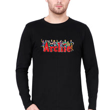 Load image into Gallery viewer, Archie Full Sleeves T-Shirt for Men-Black-Ektarfa.online
