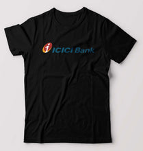 Load image into Gallery viewer, ICICI Bank T-Shirt for Men-Black-Ektarfa.online
