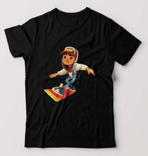 Load image into Gallery viewer, Subway Surfers T-Shirt for Men-S(38 Inches)-Black-Ektarfa.online
