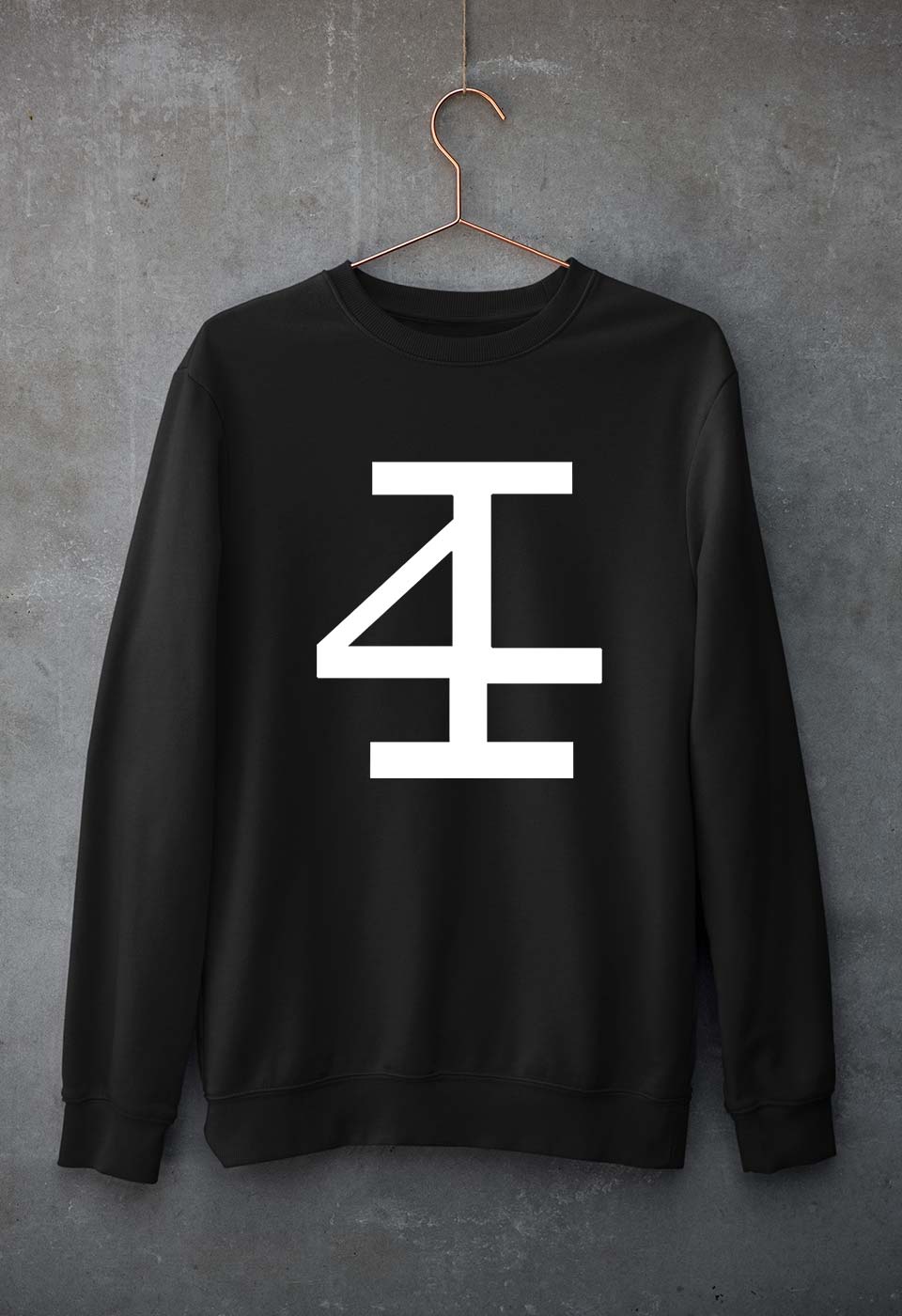 4Invictus Unisex Sweatshirt for Men/Women-Black-Ektarfa.online