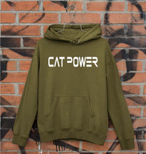 Load image into Gallery viewer, Cat Power Unisex Hoodie for Men/Women-Olive Green-Ektarfa.online

