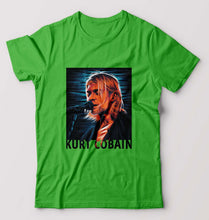 Load image into Gallery viewer, Kurt Cobain T-Shirt for Men-S(38 Inches)-flag green-Ektarfa.online
