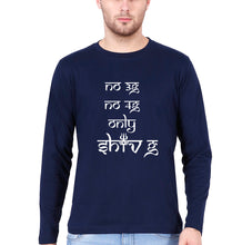 Load image into Gallery viewer, Mahakal Mahadev Bholenath Shiva Shivji Full Sleeves T-Shirt for Men-Navy Blue-Ektarfa.online
