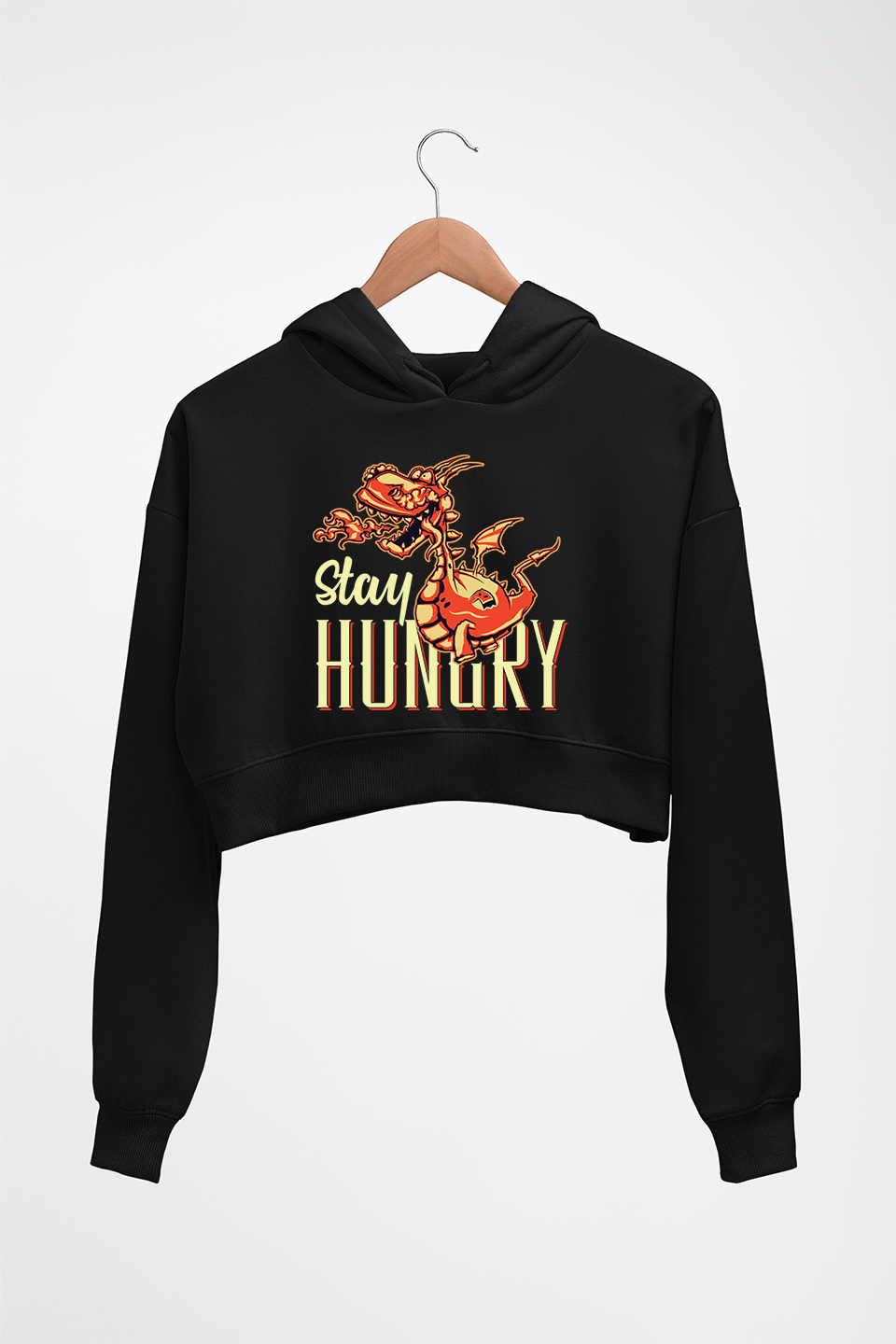 Hungry Dragon Crop HOODIE FOR WOMEN
