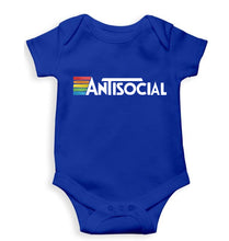 Load image into Gallery viewer, AntiSocial Kids Romper For Baby Boy/Girl-Royal Blue-Ektarfa.online
