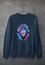 Load image into Gallery viewer, Wolf Unisex Sweatshirt for Men/Women-Navy Blue-Ektarfa.online

