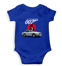 Load image into Gallery viewer, James Bond (007) Kids Romper For Baby Boy/Girl-0-5 Months(18 Inches)-Royal Blue-Ektarfa.online
