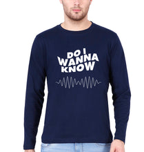 Load image into Gallery viewer, Arctic Monkeys Full Sleeves T-Shirt for Men-Navy Blue-Ektarfa.online
