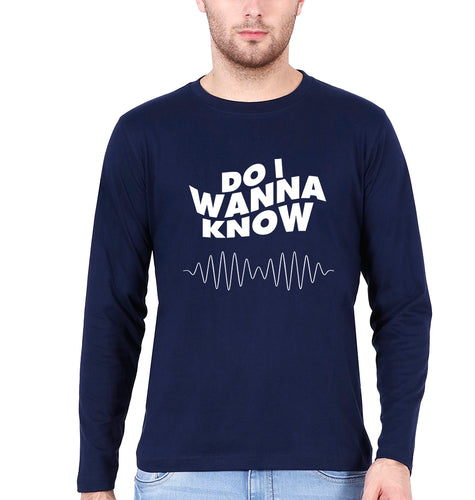 Arctic Monkeys Full Sleeves T-Shirt for Men-Navy Blue-Ektarfa.online