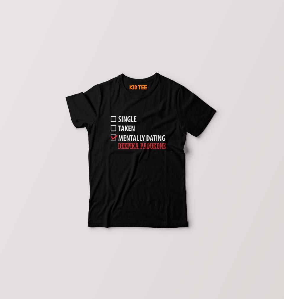 Deepika Padukone Kids T-Shirt for Boy/Girl-Black-Ektarfa.online