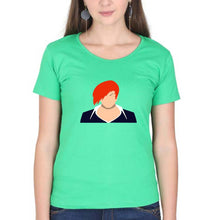Load image into Gallery viewer, Lori yagami T-Shirt for Women-XS(32 Inches)-Flag Green-Ektarfa.online
