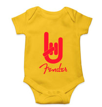 Load image into Gallery viewer, Fender Rock Hand Kids Romper For Baby Boy/Girl-Yellow-Ektarfa.online
