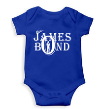 Load image into Gallery viewer, James Bond (007) Kids Romper For Baby Boy/Girl-Royal Blue-Ektarfa.online
