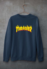 Load image into Gallery viewer, Thrasher Unisex Sweatshirt for Men/Women-Navy Blue-Ektarfa.online

