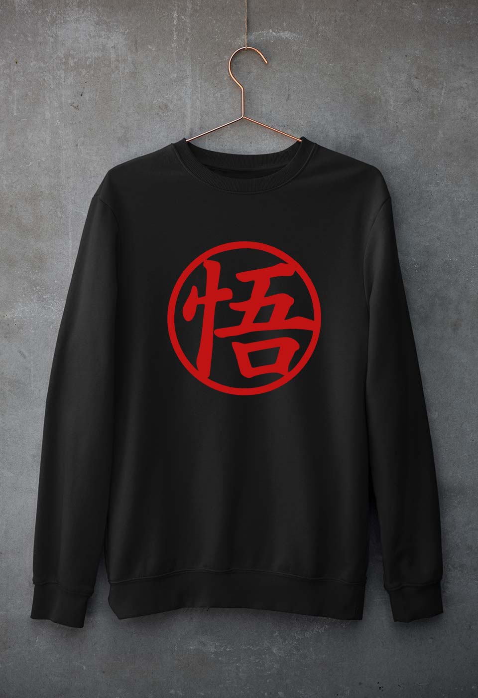 Goku Unisex Sweatshirt for Men/Women-S(40 Inches)-Black-Ektarfa.online