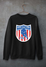 Load image into Gallery viewer, Federal Hockey League Unisex Sweatshirt for Men/Women-Black-Ektarfa.online
