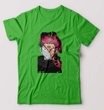 Load image into Gallery viewer, Sukuna Anime T-Shirt for Men-flag green-Ektarfa.online
