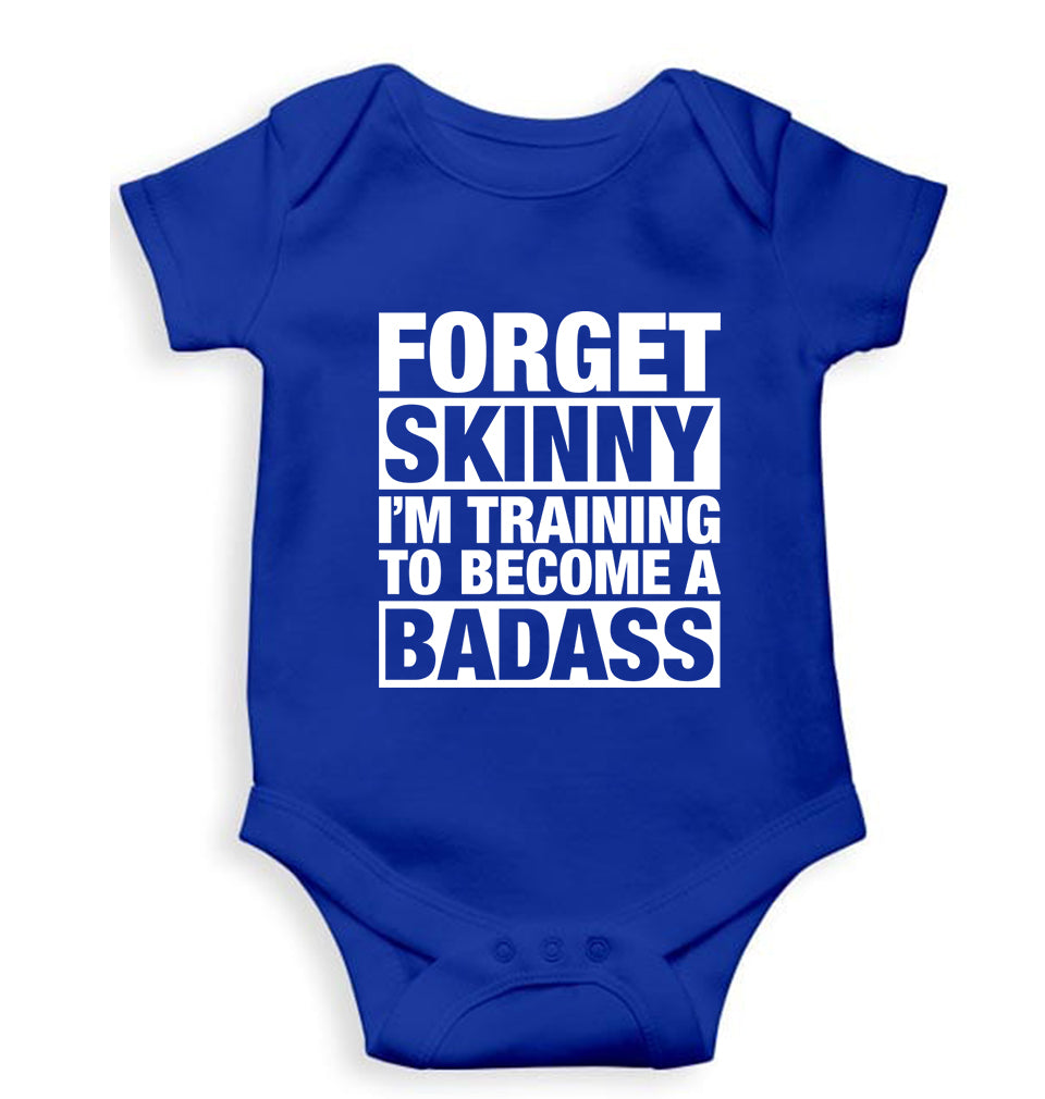 Gym Kids Romper For Baby Boy/Girl-0-5 Months(18 Inches)-Royal Blue-Ektarfa.online