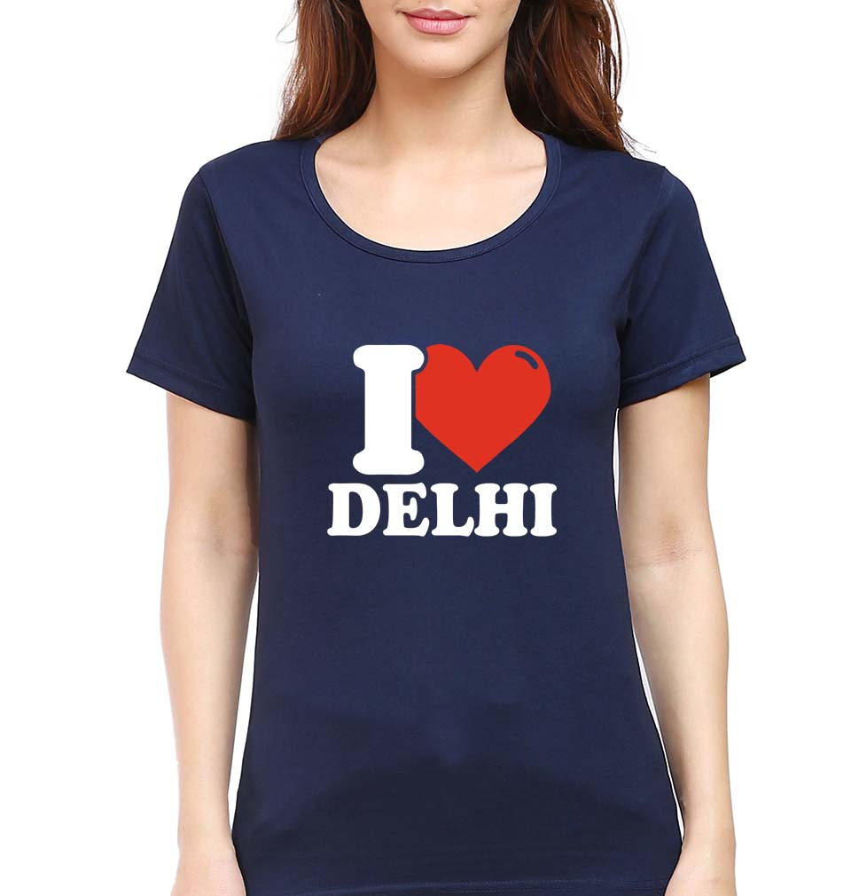 I Love Delhi T-Shirt for Women