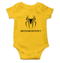 Load image into Gallery viewer, Spiderman Kids Romper For Baby Boy/Girl-0-5 Months(18 Inches)-Yellow-Ektarfa.online
