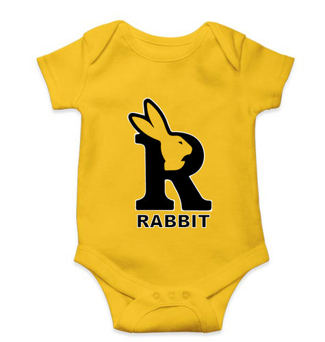 Rabbit Bunny Kids Romper For Baby Boy/Girl-Yellow-Ektarfa.online