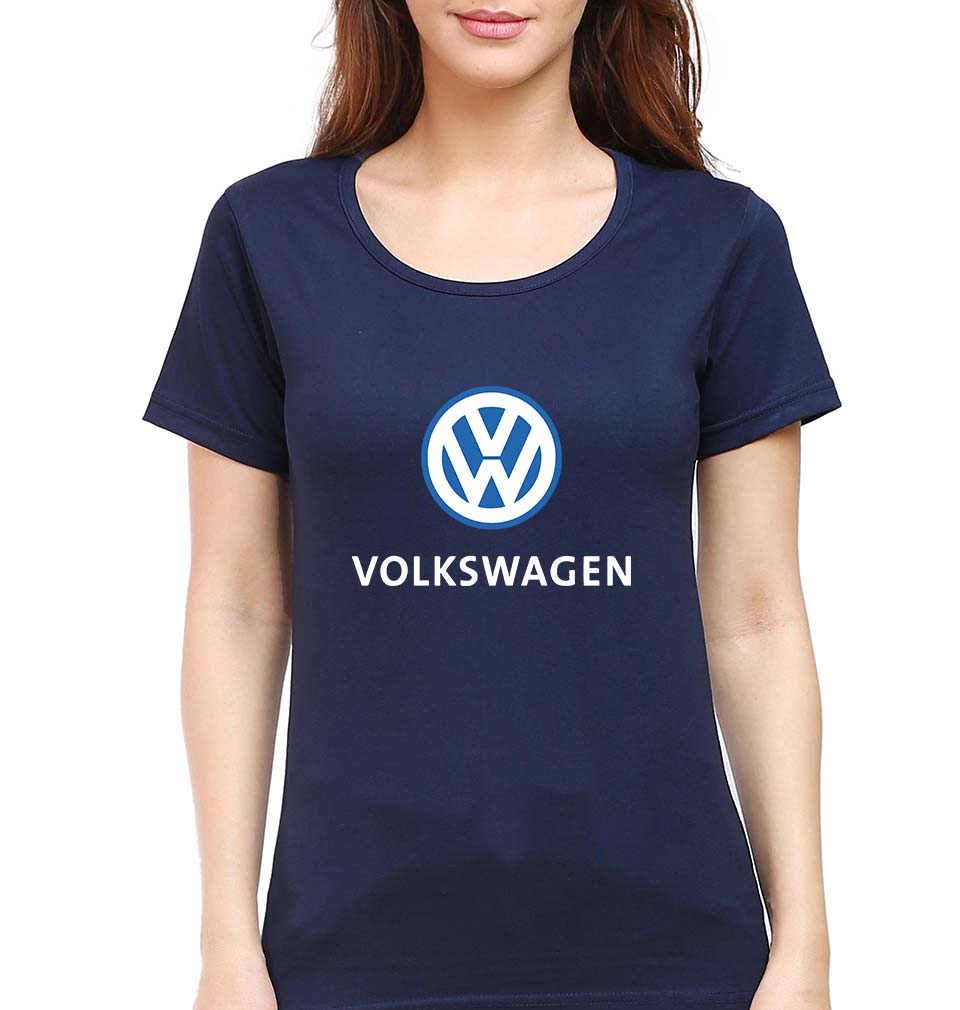Volkswagen T-Shirt for Women-Navy Blue-Ektarfa.online