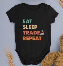 Load image into Gallery viewer, Share Market(Stock Market) Kids Romper For Baby Boy/Girl-0-5 Months(18 Inches)-Black-Ektarfa.online
