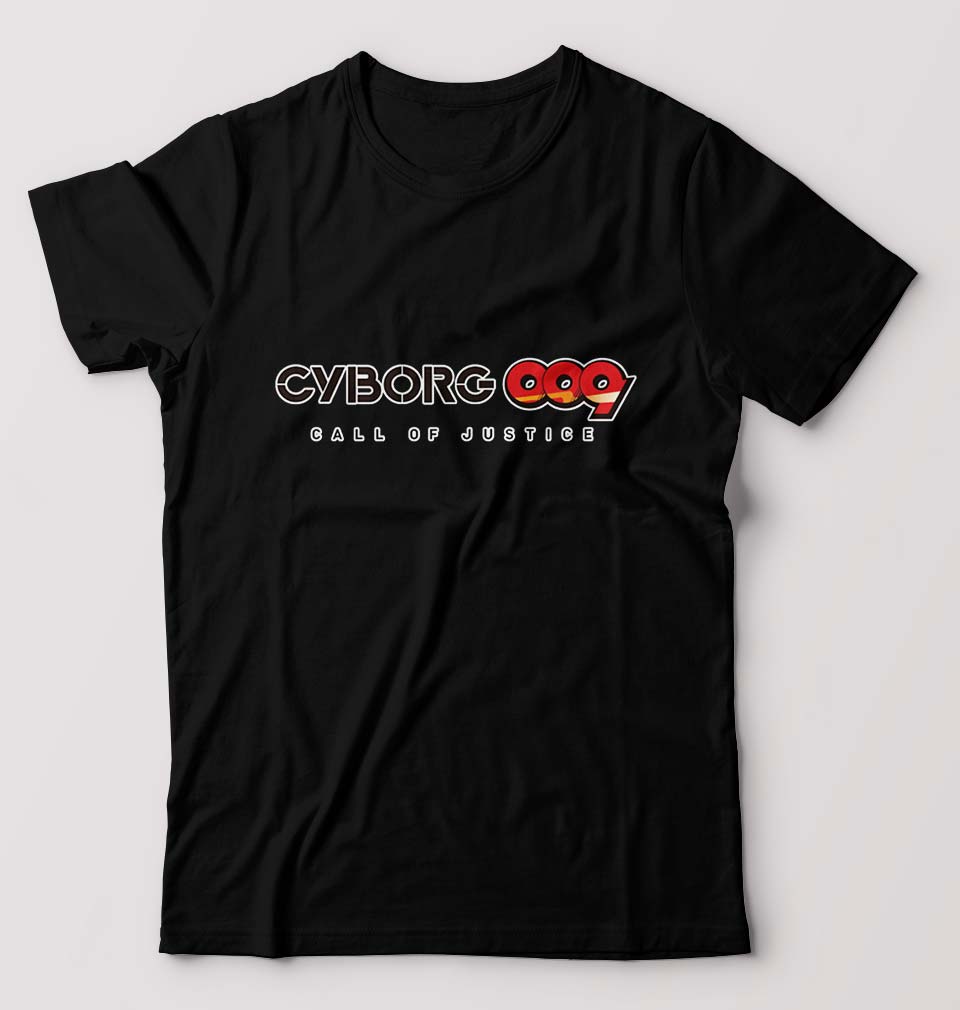 CYBORG009 CALL OF JUSTICE T-Shirt for Men-Black-Ektarfa.online