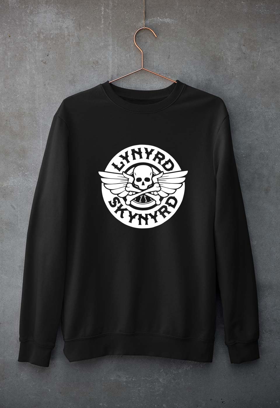 Lynyrd Skynyrd Unisex Sweatshirt for Men/Women-Black-Ektarfa.online