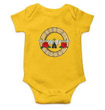 Load image into Gallery viewer, Guns and Roses Kids Romper Kids Romper For Baby Boy/Girl-0-5 Months(18 Inches)-Yellow-Ektarfa.online
