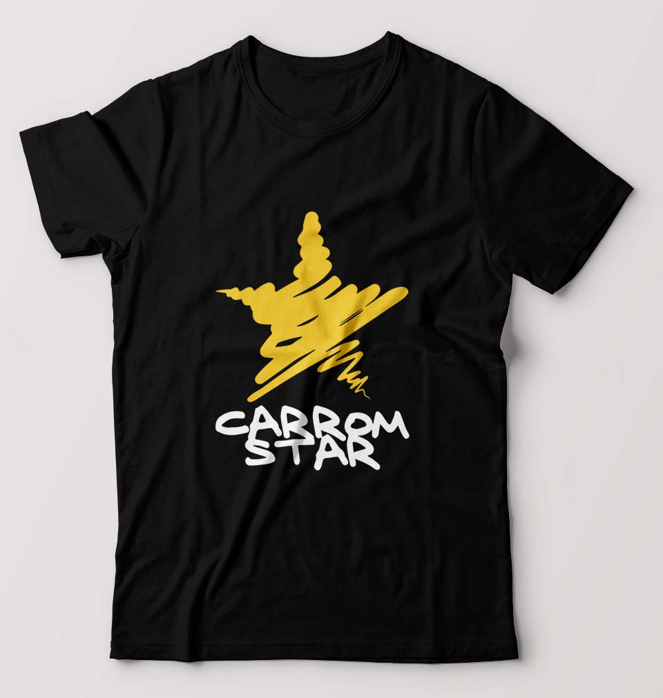 Carrom Star T-Shirt for Men-Black-Ektarfa.online