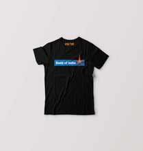 Load image into Gallery viewer, Bank of India Kids T-Shirt for Boy/Girl-Black-Ektarfa.online
