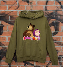 Load image into Gallery viewer, Masha and the Bear Unisex Hoodie for Men/Women-Olive Green-Ektarfa.online
